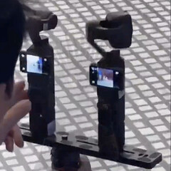 The Osmo Pocket 3 and Osmo Pocket 4 from left to right. (Image source: via Igor Bogdanov)