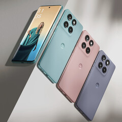 The Edge 60 Fusion will maintain Motorola&#039;s existing Edge series design language. (Image source: via Evan Blass)