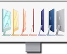 The 2022 iMac Pro will supposedly look like the 2021 iMac 24 and the Apple Pro Display XDR. (Image source: Apple - edited)