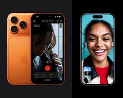 The iPhone 17 Pro front camera is based on a square 18MP sensor (Image source: Apple)