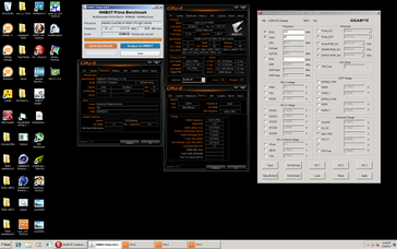 sofos1990's system configuration for the overclock. (Source: HWBOT)