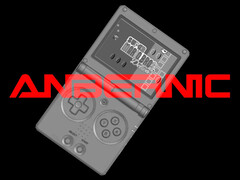 The RG34XX SP as it looked before Anbernic adopted Miyoo's twin joystick layout. (Image source: via Retro Handhelds - edited)