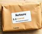 Return parcel with customer ratings on top