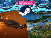The 2023 Steam Winter Sale discounts some truly spectacular RTS games. (Image source: Steam - edited)