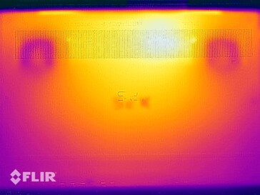 Stress test surface temperatures (bottom)