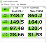 Front USB-C (Alienware 13, MAC): Crystaldiskmark 6