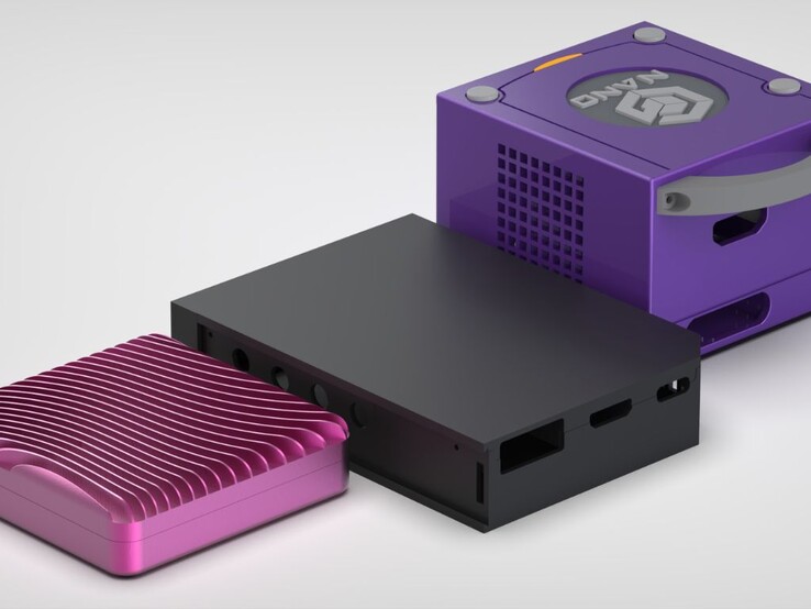 The "Kawaii" (left), alongside the "Short Stack" (middle) and the "GC Nano". (Source: BitBuilt)