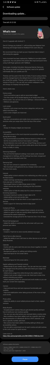 android 11 ui 3.0