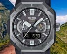 The Casio Pro Trek PRW-B1000-1 watch has appeared at Amazon in the US. (Image source: Casio via Amazon, edited)