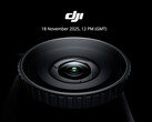 DJI's first official teaser appears to show the Osmo Action 6 looking up at its variable aperture camera with a front-facing display on its left-hand side. (Image source: DJI)