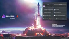 EndeavourOS 2024.06.25 installer with anniversary wallpaper (Source: EndeavourOS)