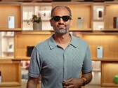Android CEO Sameer Samat wore the new Google Glasses at the Android Show. (Image source: Google)