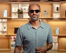 Android CEO Sameer Samat wore the new Google Glasses at the Android Show. (Image source: Google)