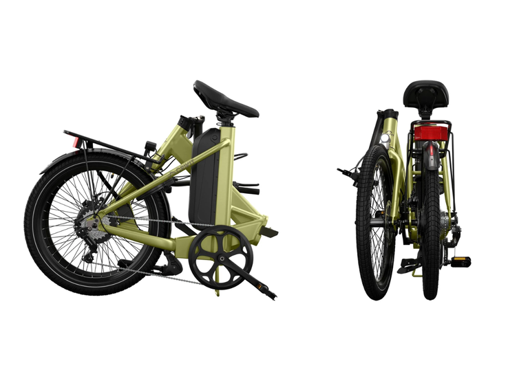 The Lidl Crivit Folding Electric Bike 530 Wh. (Image source: Lidl)