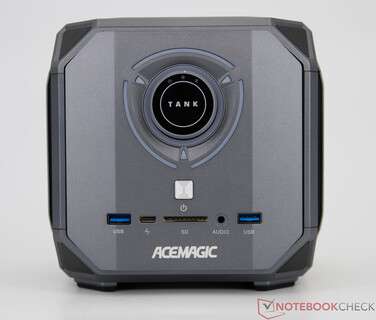 Acemagic M1A Pro+ - Connections on the front panel