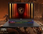 The MSI Vector 16 HX AI weighs around 2.7 kg (5.95 lbs). (Image source: MSI, Bethesda, edited)