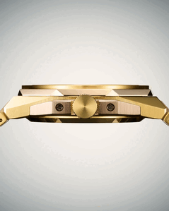 Citizen NB6085-57W side view showcasing the crown.