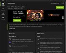 Nvidia GeForce Game Ready Driver 560.70 update notification and details (Source: Own)