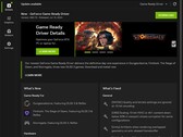 Nvidia GeForce Game Ready Driver 560.70 update notification and details (Source: Own)