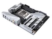 The Asus Prime X299 Edition 30 motherboard comes with two LiveDash OLED displays. (Image source: Asus)
