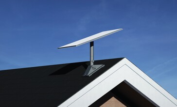 Starlink antenna rooftop pivot mount