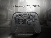 The Resident Evil Requiem-themed Nintendo Switch 2 Pro controller. (Image source: Nintendo)