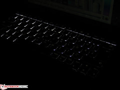 keyboard backlight, level 1