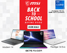 MSI 2021 Back to School Season: MSI offers an extensive portfolio of laptops that are not only class-leading but also priced just right