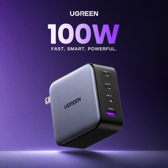 The Ugreen Nexode 100 W GaN charger offers a total of four ports