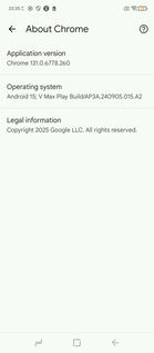 Pre-installed Chrome version: 131 (Image source: Screenshot - Sergey Tarasov - Notebookcheck)