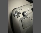 A close-up image of Valve's new Steam Controller