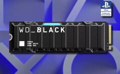 The WD_BLACK SN850 for PS5 even has a blue LED for those who keep the console&#039;s side panel removed. (Image source: Western Digital/Sony - edited)