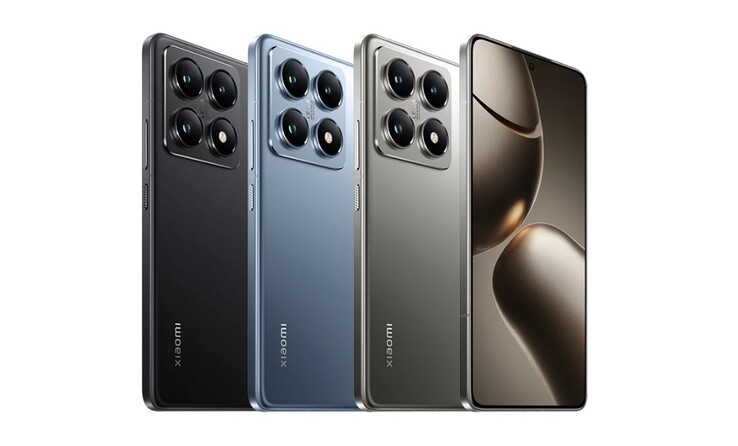 The Xiaomi 14T Pro has a glass back but the matte finish gives it a metallic appearance. (Image source: Xiaomi)