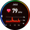 Heart rate with progression
