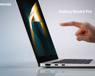 The Galaxy Book4 Pro 14-inch measures 312.3 x 223.8 x 11.6 mm and weighs 1.23 kg. (Image source: Samsung)