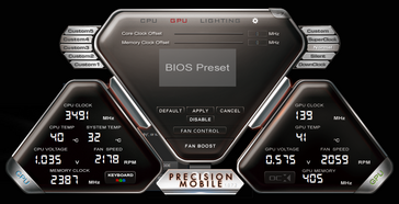 PrecisionX Mobile (System idle)