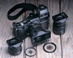 Hasselblad's XPan camera that is the inspiration for a new OnePlus 9 camera mode. (Image: OnePlus)