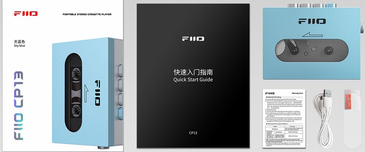 The CP13 utilizes a USB-C port to recharge a 1800 mAh, 3.7 V lithium battery. (Source: FiiO)
