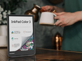 The PocketBook InkPad Color 3 has an IPX8-certified housing. (Image source: PocketBook)
