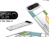 The Tecno Camon Slim features a slick design