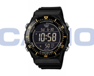 The Casio AE-1700H-1B (pictured) will have gold accents and a negative display. (Image source: Casioblog - edited)