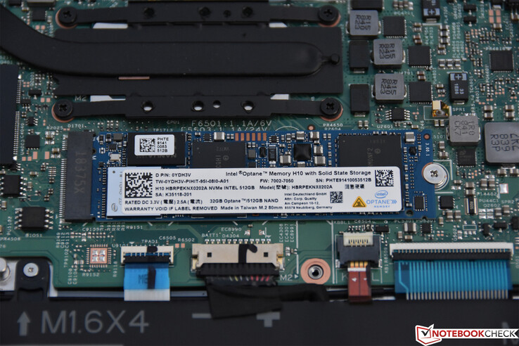 The internal NVMe SSD