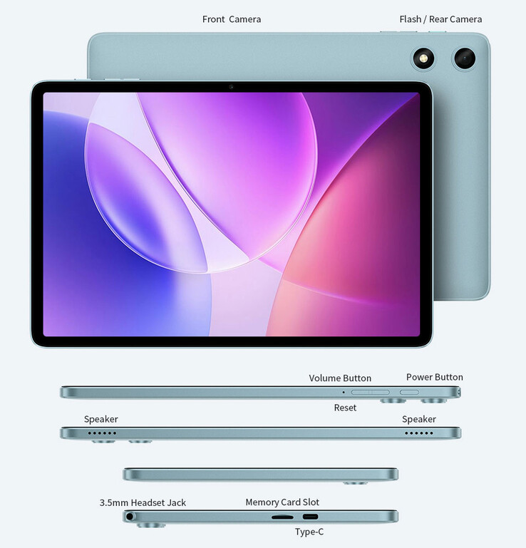 Design highlights of the tablet