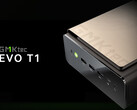 GMKtec will showcase the EVO-T1 on May 21, 2025. Pictured: the teaser picture of the mini PC. (Image source: GMK - edited)