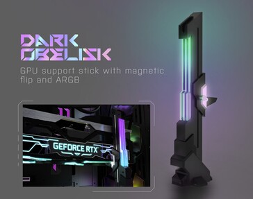 ARGB Dark Obelisk - GPU bracket (source: KFA2)