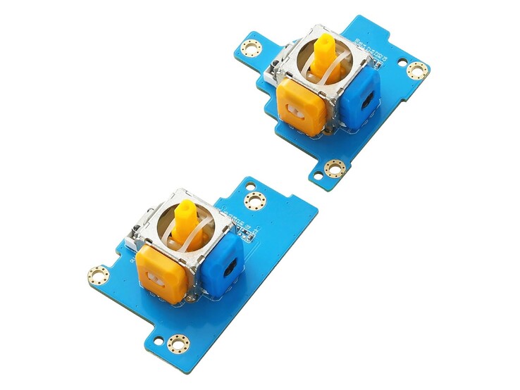 The GuliKit TMR joystick modules for ROG Xbox Ally and Xbox Ally X. (Image source: GuliKit)