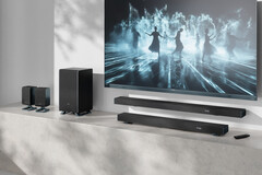 Sharp has revealed two new soundbars with Dolby Atmos and up to 5.1.4 channels (Image source: Sharp)