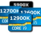 The Alder Lake processors from Intel should be released to consumers on November 4. (Image source: UserBenchmark - edited)