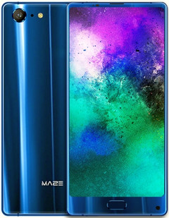 Maze Alpha X Android phablet with MediaTek Helio P25 in blue (Source: Maze Mobile)
