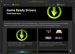 Nvidia GeForce Game Ready Driver 537.34 details in GeForce Experience (Source: Own)
